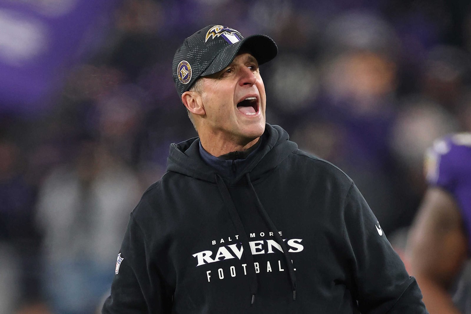 a man with his mouth open