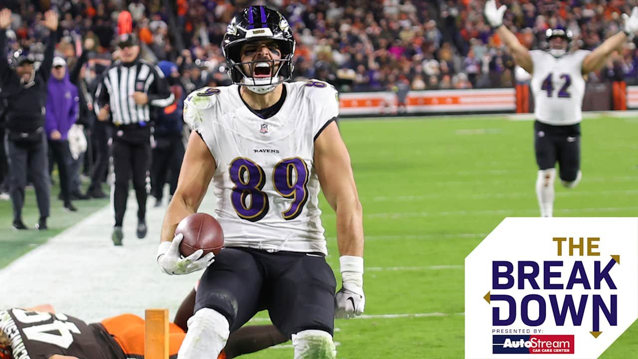 Mark Andrews had a night to remember. The Ravens keep applying pressure to Pittsburgh in the AFC North. Baltimore’s defense is coming up big.