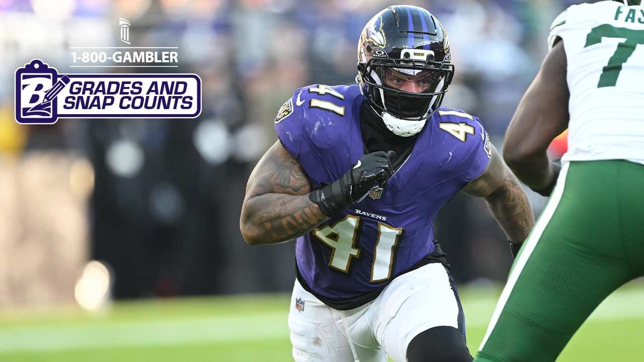 Keaton Mitchell leads Ravens’ offensive grades. Ravens offensive tackles thrive and Daniel Faalele has bounce-back game.